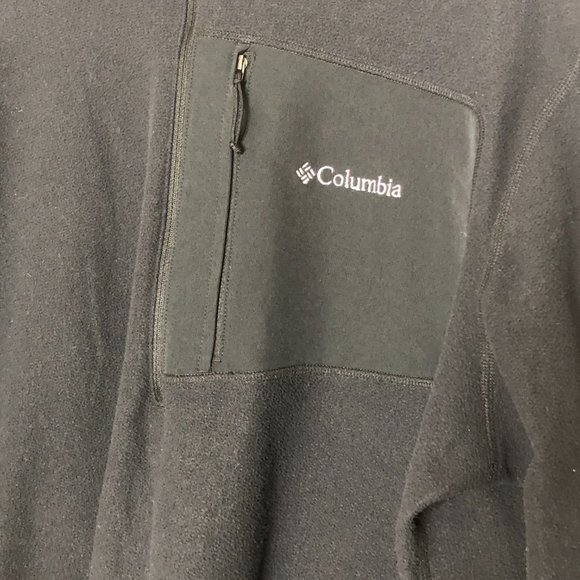 COLUMBIA Omni-Wick Jackson Creek Men's Black Half-Zip Pullover XL - Picture 2 of 10